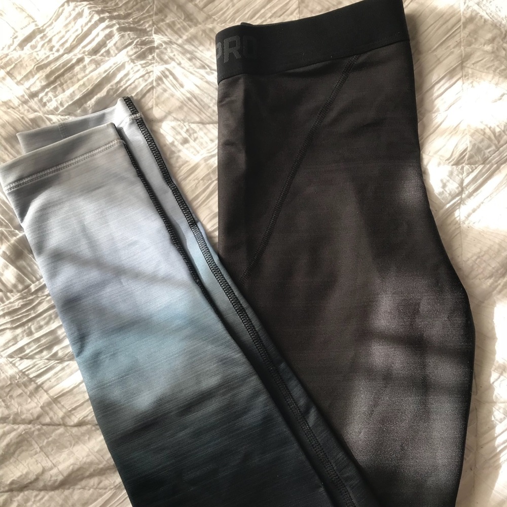 Nike Pro Hyperwarm ombré leggings size small
